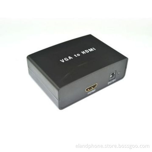 VGA to HDMI Converter, Supports Plug-and-play Function and HDTV Resolution